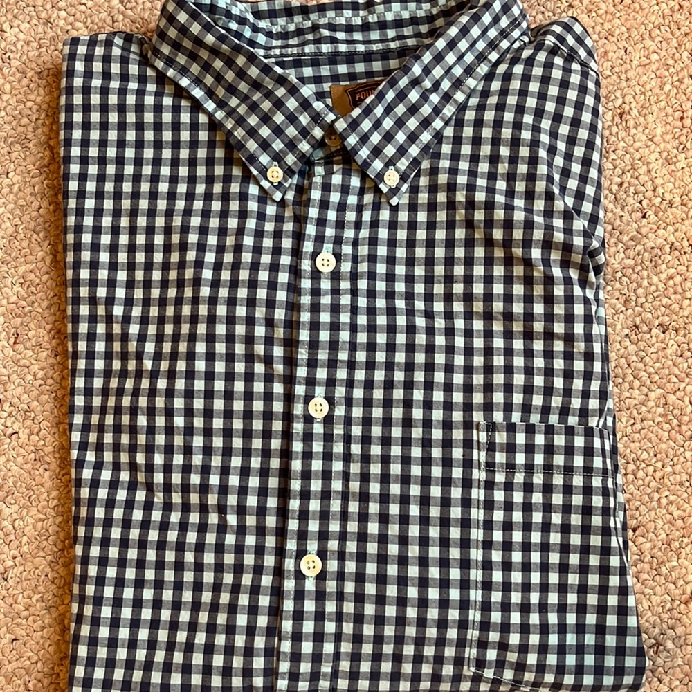 Foundry cotton check shirt 4X